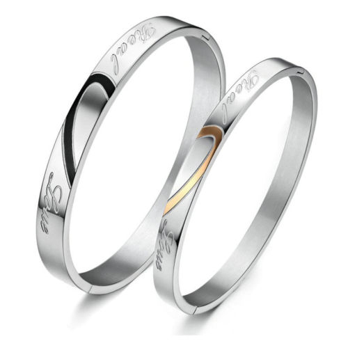 Lover's Heart Couples Bracelet - Image 2